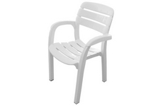 Кресло пластиковое N3 Далгория, арт. 51-110-0004-belyj