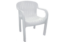 Кресло пластиковое N4 Летнее, арт. 51-110-0005-belyj