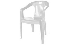 Кресло пластиковое N5 Комфорт-1, арт. 51-110-0031-belyj