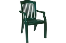 Кресло пластиковое N7 Премиум-1, арт. 51-110-0010-temno-zelenyj
