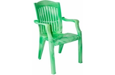 Кресло пластиковое N7 Премиум-1 серии Лессир, арт. 51-110-0010-Lessir-cvet-vesenne-zelenyj