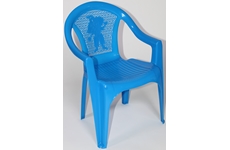 Кресло пластиковое детское, арт. 51-160-0055-goluboj