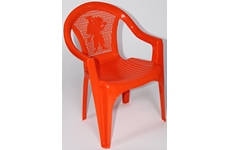 Кресло пластиковое детское, арт. 51-160-0055-krasnyj