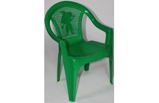 Кресло пластиковое детское, арт. 51-160-0055-zelenyj