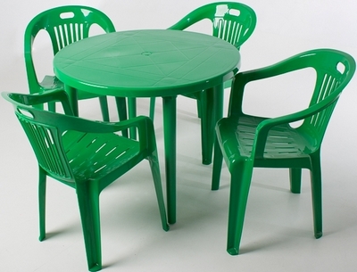 51-Nabor-kruglyj-stol-i-4-kresla-Komfort-1-cvet-zelenyj