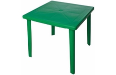 Стол пластиковый квадратный, арт. 51-130-0019-kv-pr-zelenyj