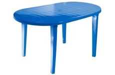 Стол пластиковый овальный, арт. 51-130-0021-sinij