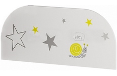 Бортик для детской кровати ЗБ-01 Трио (белый-звёздное детство)