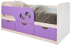 Детская кровать Минима Лего (лиловый сад)