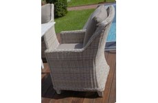 Кресло с подушкой плетеное Тоскана
