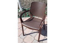 Кресло дачное обеденное Nevada (коричневое)