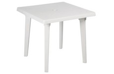 Пластиковый стол Тренд 800х800 мм (белый)