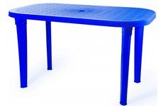 Пластиковый стол Новара 1400х800 мм (синий)