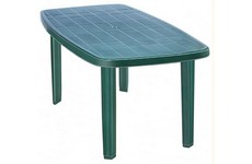 Пластиковый стол Венера 1400х800 мм (темно-зеленый)