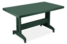 Пластиковый стол Престиж 1400х800 мм (темно-зеленый)