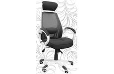Кресло для руководителя LMR-109BL, белое