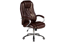 Кресло для руководителя LMR-116B, коричневое