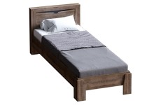 Кровать односпальная Соренто 90х200 см (дуб стирлинг)