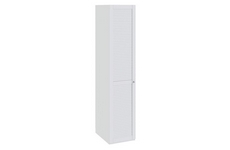 Шкаф для белья с одной дверью левый Ривьера, цвет: каркас/фасад - белый