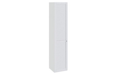 Шкаф для белья с одной дверью левый Ривьера, цвет: каркас/фасад - белый