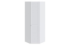 Шкаф угловой с одной дверью правый Ривьера, цвет: каркас/фасад - белый