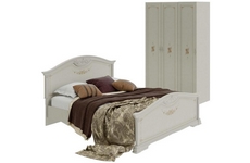 Стандартный набор мебели для спальни Лючия, цвет: каркас/фасад - штрихлак