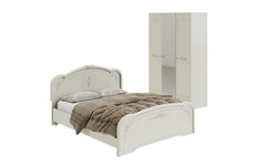 Стандартный набор мебели для спальни Лорена, цвет: каркас/фасад - штрихлак
