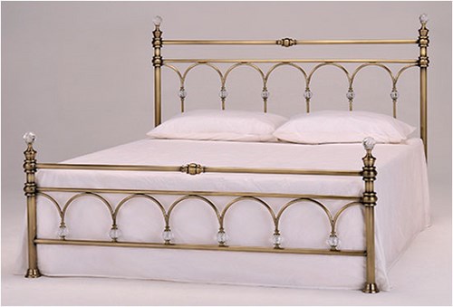 Кровать двухспальная Windsor (Виндзор) латунь